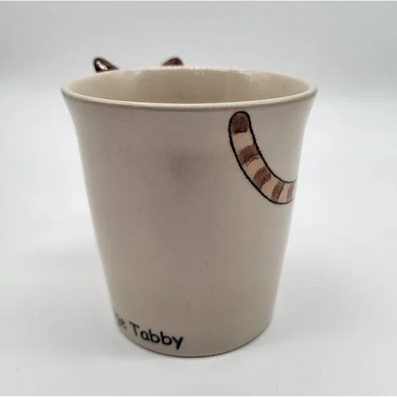 Orange Tabby Cat Coffee Tea Mug Thailand Toothbrush Holder, Pencil Cup Novelty - Picture 4 of 9